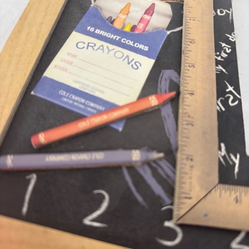 Chalkboard School Photo Theme Picture Frame 8 x 10 3D - Picture 9 of 9